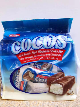 ELVAN椰丝夹心巧克力棒500g