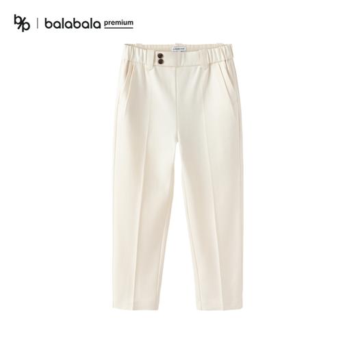 【premium】巴拉巴拉高端线23冬摩登庄园系列女百搭高腰磨毛西裤 商品图1