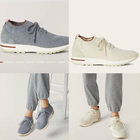 19-6奢侈脚感 LP胶囊系列 wish羊毛针织 弹力飞织 一脚蹬休闲鞋