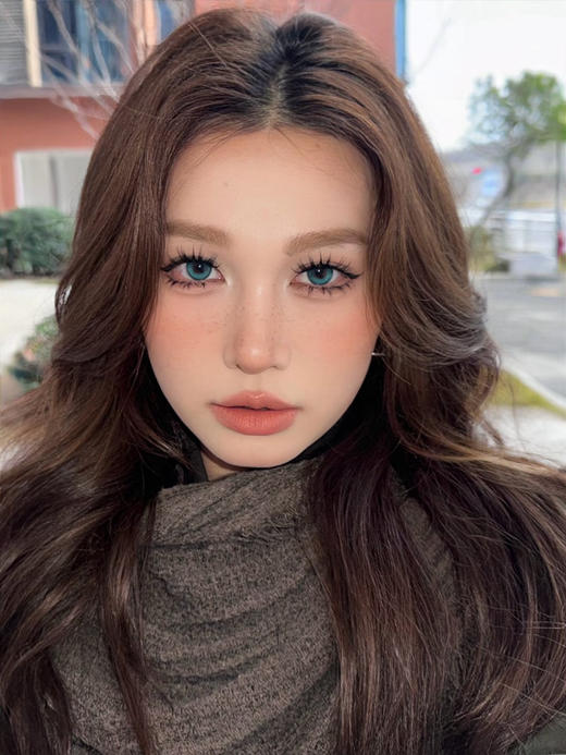 【中直径半年抛】MIMIPARK-碧水青-14.2mm【半年抛 0-800度 无525/575】 商品图4