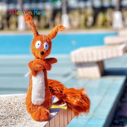 法国 Moulin Roty 玩偶 BBF系列 松松鼠 高34cm -894017 “Better best friend” 商品图6