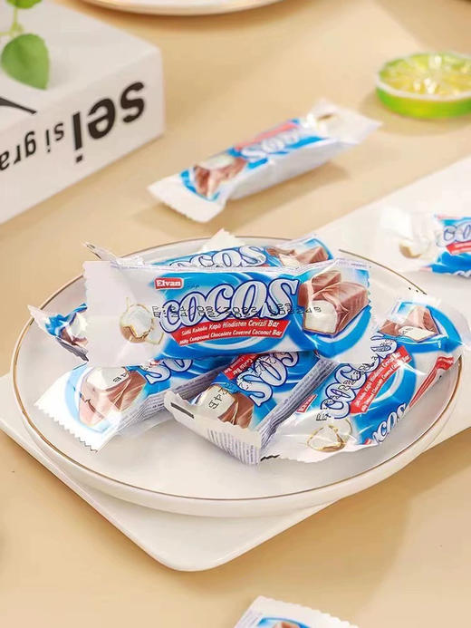 ELVAN椰丝夹心巧克力棒500g 商品图3