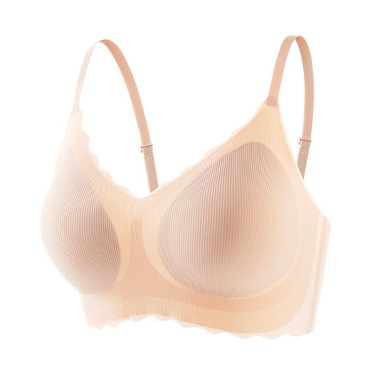 【莱卡抗菌】青春少女学生无钢圈小胸美背文胸罩薄款无痕内衣女 心选到家 商品图4