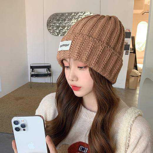 女贴标毛线帽1982 商品图6