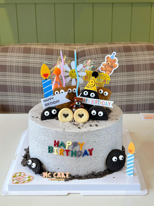 ins可爱圆形奥利奥咸奶油蛋糕 商品图1