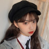 【亲密礼物，情侣帽子】韩版百搭鸭舌八角帽贝雷帽女，赋予日系复古气息。柔软绒质，秋冬保暖有佳选。让你的日常成为一幅画家的奇幻作品，时尚网红必备！ 商品缩略图1