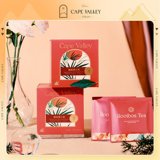 礼盒+礼袋装 · 南非CAPE VALLEY开普山谷 R1级路易博士茶 45g｜品牌直发 商品图0