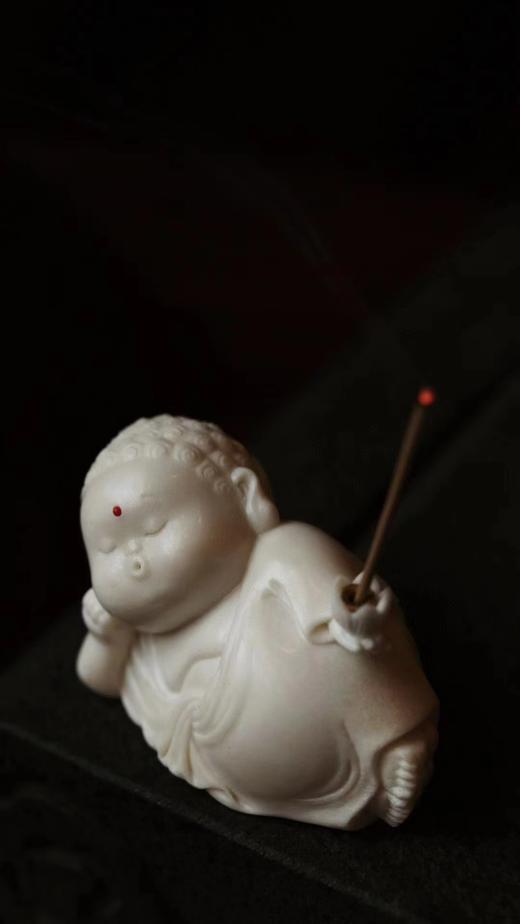 鹿角卧佛°香插小摆件 商品图5