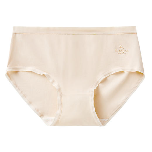 宝娜斯内裤女纯棉抗菌无痕中腰透气少女短裤舒适不夹臀女士内裤 心选到家 商品图3