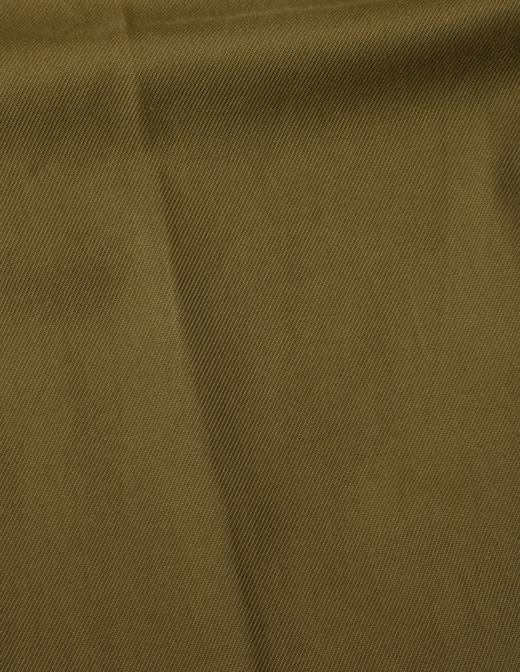 Margaret Howell  男士卡其绿单褶直筒裤 商品图4