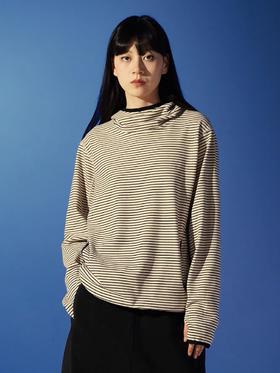 DAIKON Lab 23AW Striped Hoodie 女款复古条纹连帽内搭