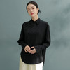 国风提花黑色衬衫女2026春季新款百搭新中式高级感上衣 商品缩略图2
