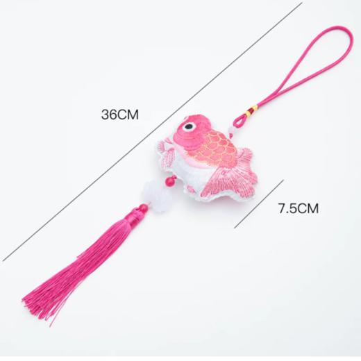 【新年捡漏款25元5条】莲花款流苏胖胖鱼香包 商品图11