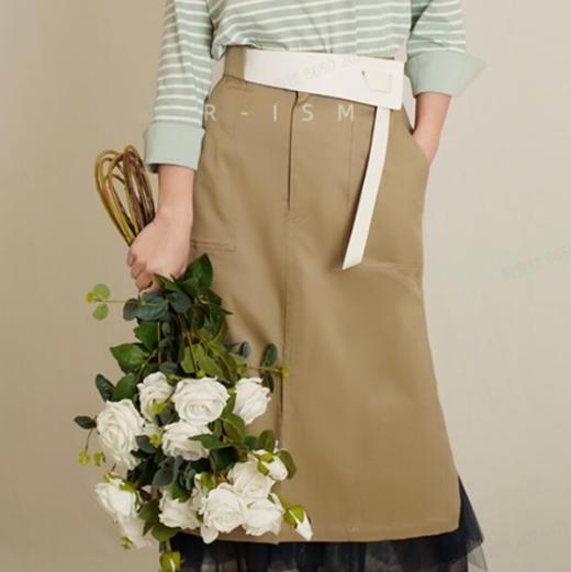 M4臣禾花边拼接半身裙9201030608【奥莱】 商品图0