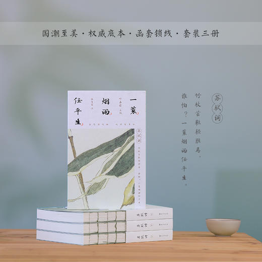 《一蓑烟雨任平生: 苏轼词》珍藏版全3册丨全注全解全译，一次读懂苏东坡 商品图2