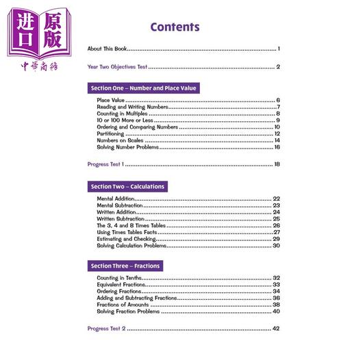 【中商原版】英国CGP KS2 Maths Targeted Question Book - Year 3 商品图1