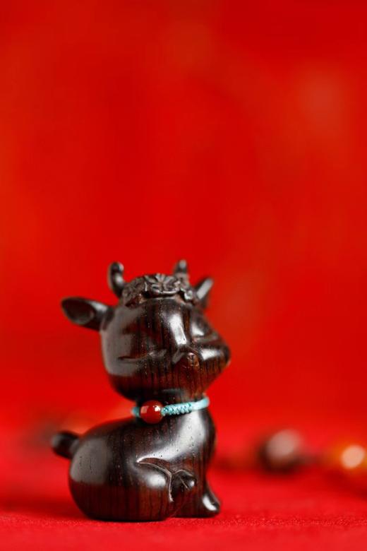 一路平安°紫光檀/黄杨木小摆件/把件 商品图3