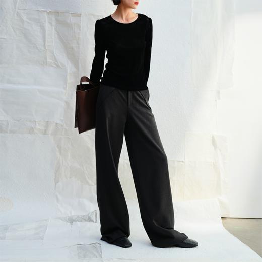 LIYIHAN阔腿西装裤 Y241K00882 商品图2