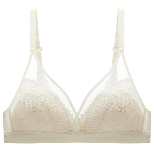 【买一送一！法式蕾丝三角杯】柔情浪漫的法式蕾丝内衣，宛若浓情巴黎，迷恋的你一眼就心动。轻薄设计，零束缚，轻松塑造完美身形。大胸显小，显瘦有型，尽显女性魅力。独特的防凸点设计，贴心呵护迷人更自信！ 商品图4