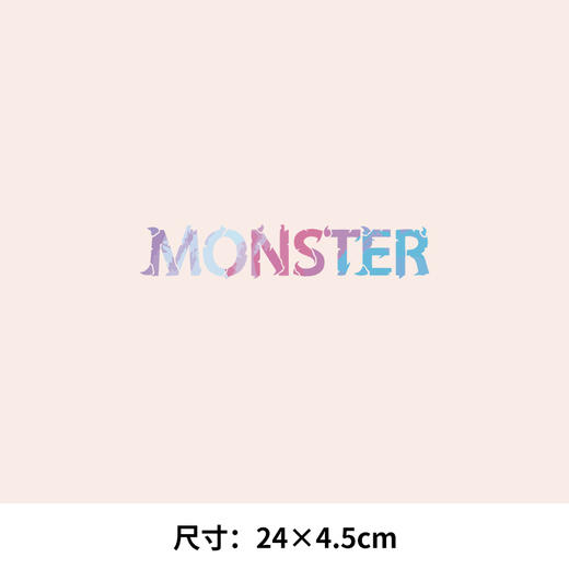 怪兽新款图案A级过粉耐水印花贴T恤卫衣数码白墨热转印烫画贴 商品图2