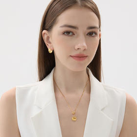 盐岛 洄溯系列小洄项链金色/白金色