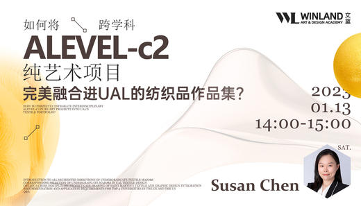 如何将“跨学科alevel-c2纯艺术项目，完美融合进UAL的纺织品作品集？ 商品图0