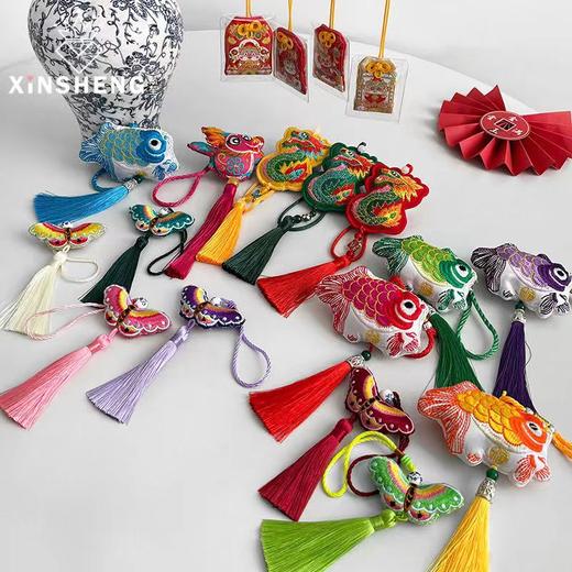 【新年捡漏款25元5条】莲花款流苏胖胖鱼香包 商品图2