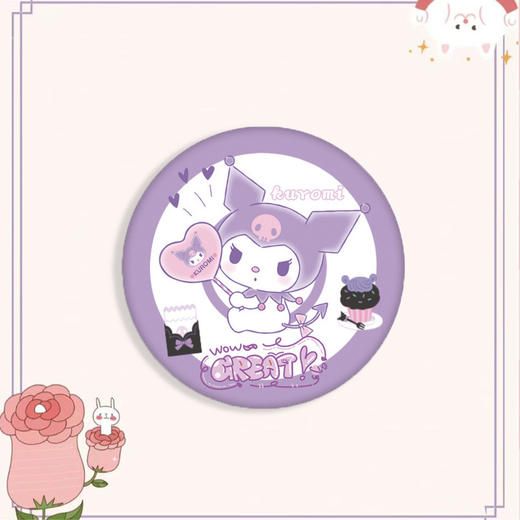 SANRIO 三丽鸥家族系列 胸章 吧唧 徽章 谷子 商品图4