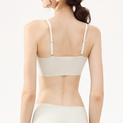 【莱卡】冰丝无痕内衣女收副乳无钢圈小胸聚拢专用薄款美背文胸罩 心选到家 商品图2
