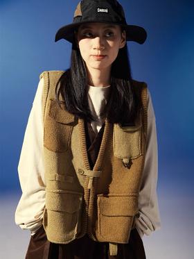 DAIKON Lab 22AW Knitted Vest 山系户外针织毛线背心马甲