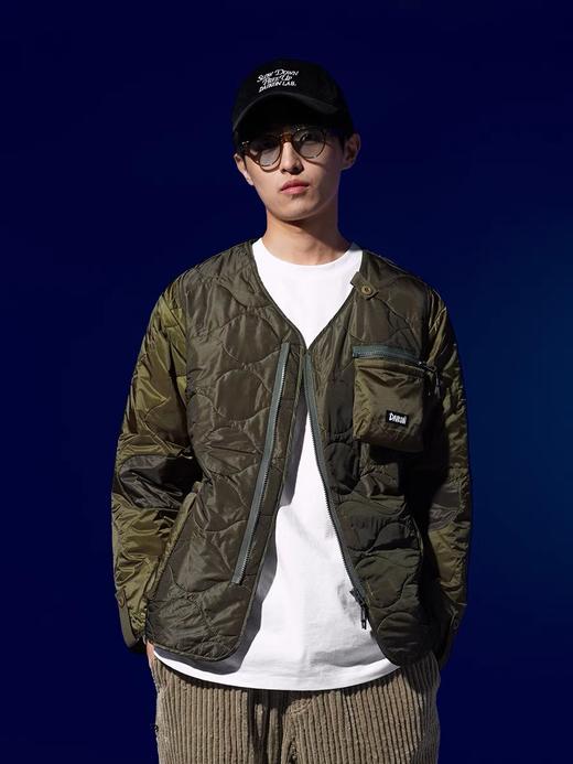 DAIKON Lab 23AW 绗缝M51内胆无领薄棉外套 商品图4