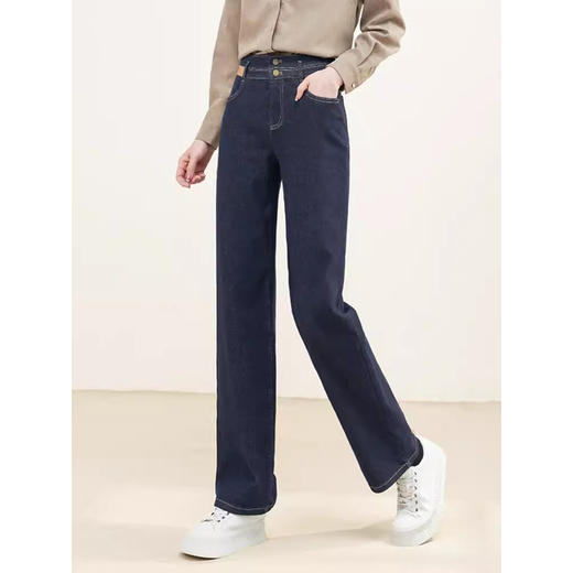 裁缝学苑AS178窄版阔腿裤纸样女装高腰牛仔裤直筒女裤子服装打板版型 商品图5