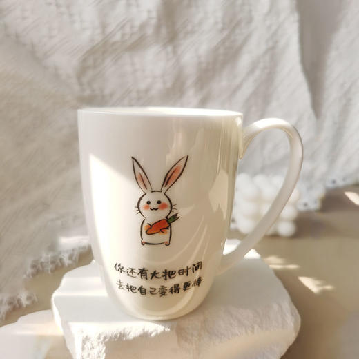 小林漫画  办公室 简约骨瓷杯  水杯，奶杯 高颜值 商品图2