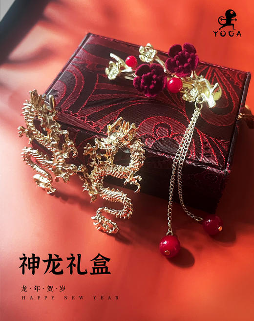 单拍不发货【现货秒发】神龙发夹/神龙耳环 商品图9