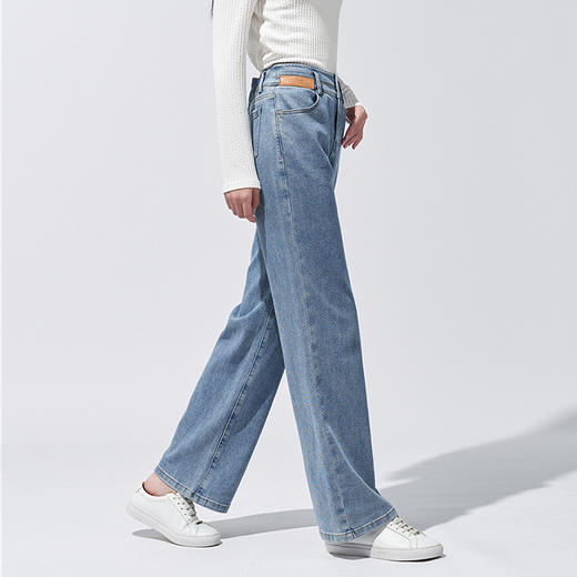 裁缝学苑AS178窄版阔腿裤纸样女装高腰牛仔裤直筒女裤子服装打板版型 商品图2