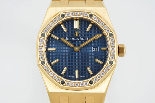 ZF超神之作🔥🔥AUDEMARS PIGUET爱彼 皇家橡树系列67651OR女士腕表～闪耀登场！女神百搭款，闪闪惹人爱！（18k包金+手工镶钻） 商品图12