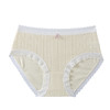 宝娜斯蕾丝边中腰内裤女抗菌透气纯棉底裆三角裤女士无痕舒适短裤 心选到家 商品缩略图4