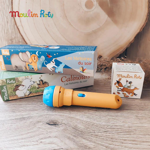 Moulin Roty 《小小舞蹈学院》故事 投影手电筒 适合4岁以上 亲子互动 激发想象力 提升语言组织能力 法国品牌-667362 商品图4
