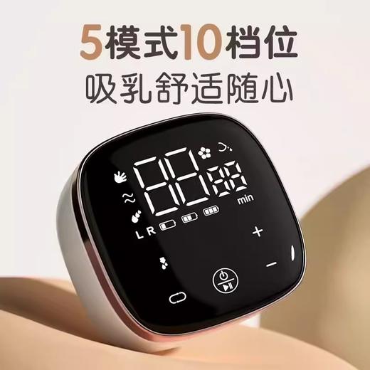 贝亲双边电动吸奶器按摩全自动挤奶器产妇吸乳器产后可充电PIG-QA85 商品图2