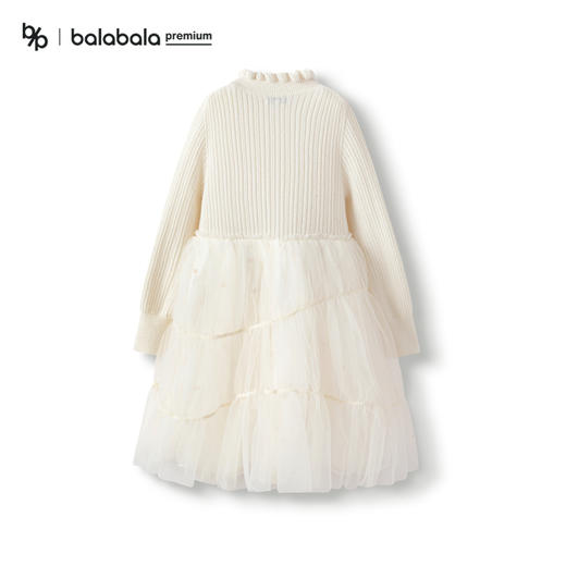 【premium】巴拉巴拉高端线冬摩登庄园系列女童拼接网纱裙 商品图2