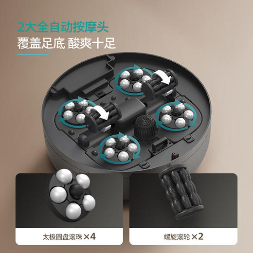 飞利浦（PHILIPS）泡脚桶 UV杀菌泡脚盆加热自动按摩深桶足浴盆多模式智能洗脚盆 年会礼品生日礼物送父母长辈 PPM5302F 商品图3