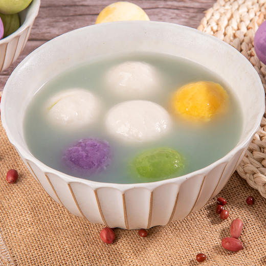 妙维根大汤圆｜300g/袋（6只） 荠菜/笋干/豆沙/黑芝麻/花生味 咸口甜口 元宵主食 锦食素年 商品图1
