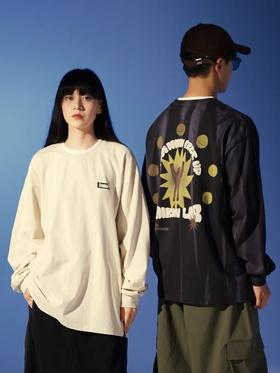 DAIKON Lab 23AW Printed L/S T 复古扎染印花长袖T恤