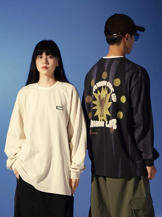 DAIKON Lab 23AW Printed L/S T 复古扎染印花长袖T恤 商品图0