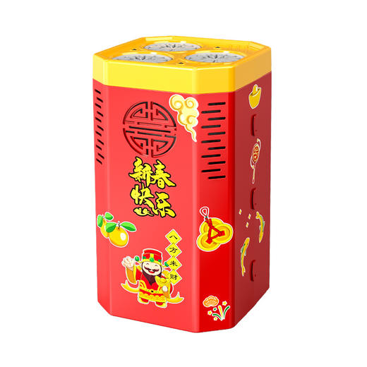 【一键出泡的礼花泡泡机】36孔大号充电款孔雀开屏烟花泡泡机 36孔全自动声光 新年春节烟火味~ 商品图6