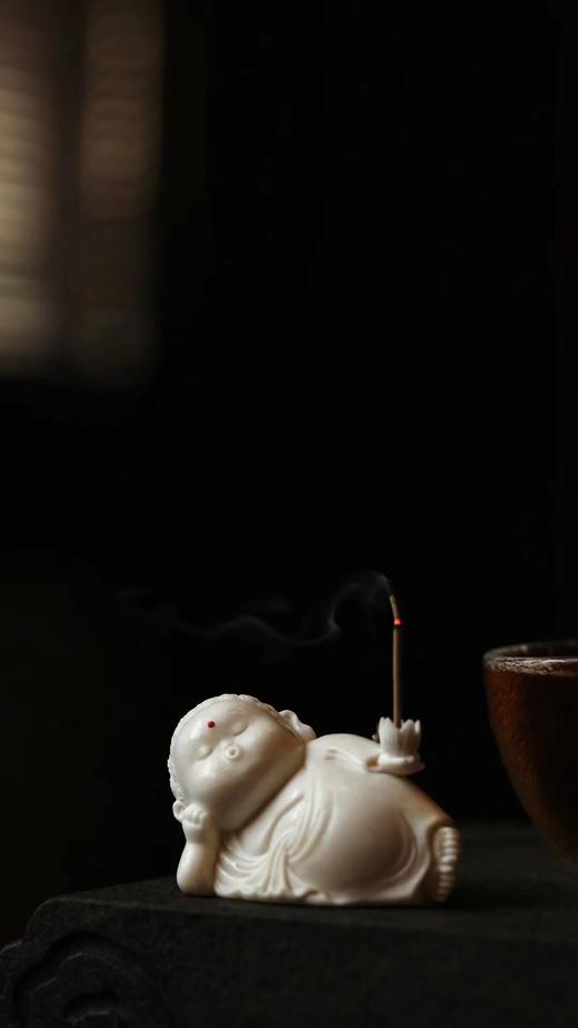 鹿角卧佛°香插小摆件 商品图2