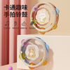 【锻炼宝宝声乐能力】婴儿卡通趣味手拍摇铃鼓 乐感培养 抓握训练 细致抛光不伤手 商品缩略图0