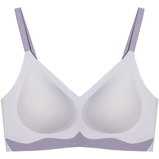 软支撑新款法式女士胸罩无痕内衣聚拢小胸固定杯薄款无钢圈文胸 心选到家 商品图3