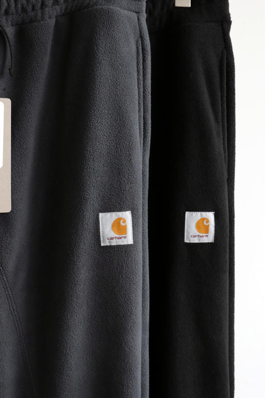 卡蛤特 CAR 双面摇粒绒 宽松拼接收口卫裤 WK678 商品图3