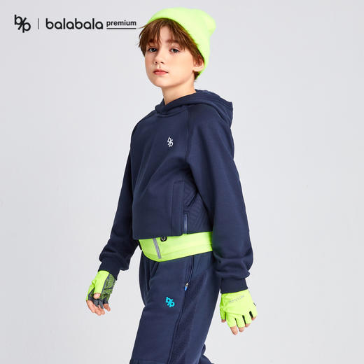 【bp】巴拉巴拉高端23冬山野徒步系列运动舒弹长袖连帽卫衣 商品图1